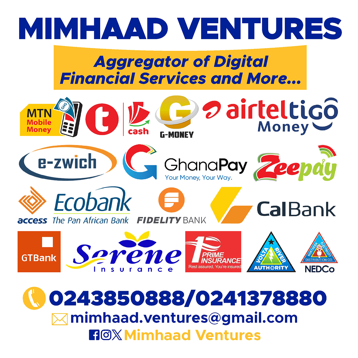Mimhaad Ventures services